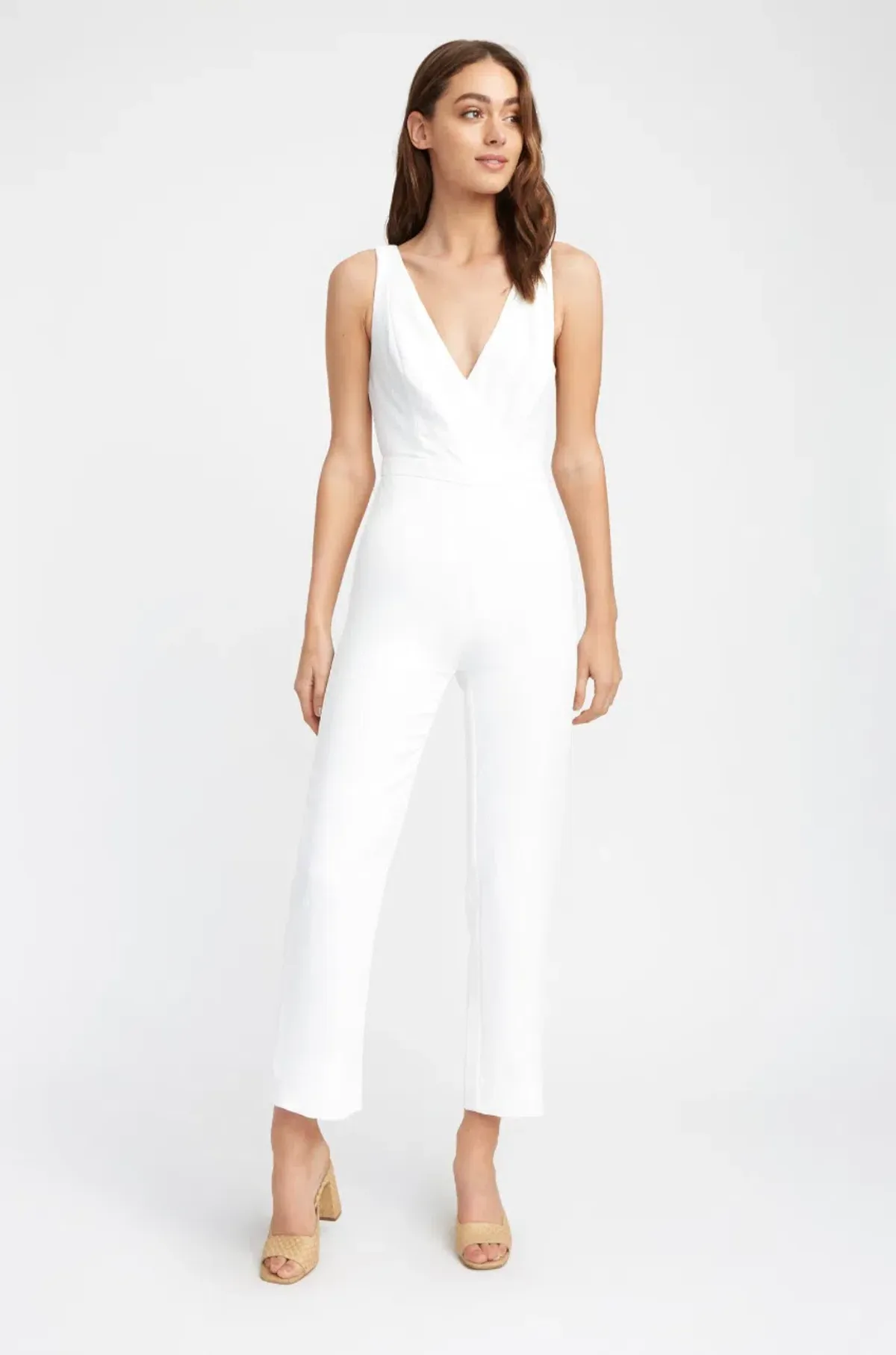 Kookai Empress Jumpsuit White Size 10 - Image 1