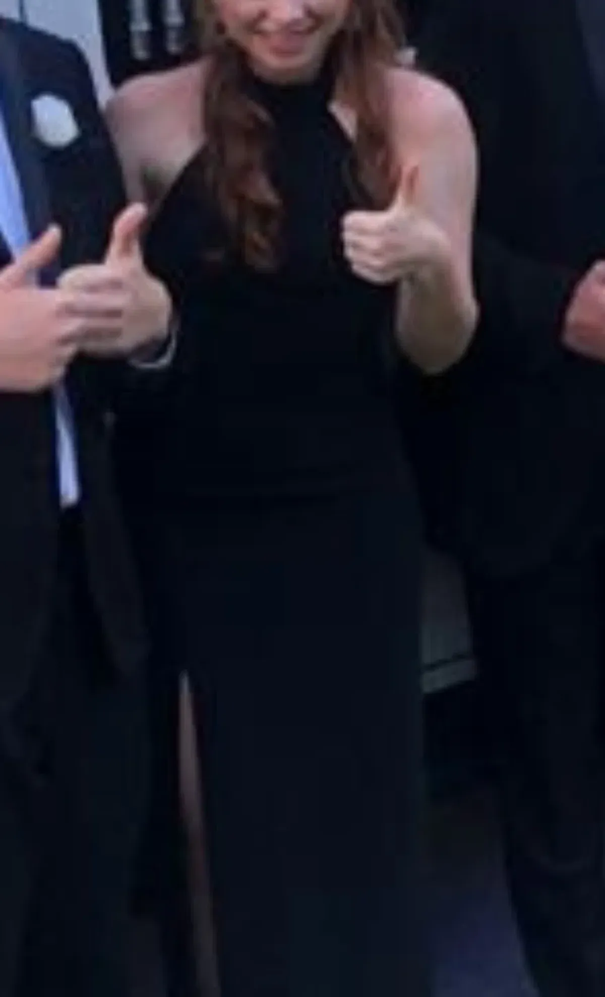 Amanda Uprichard Queens Maxi Gown Black Size 8 - Image 3