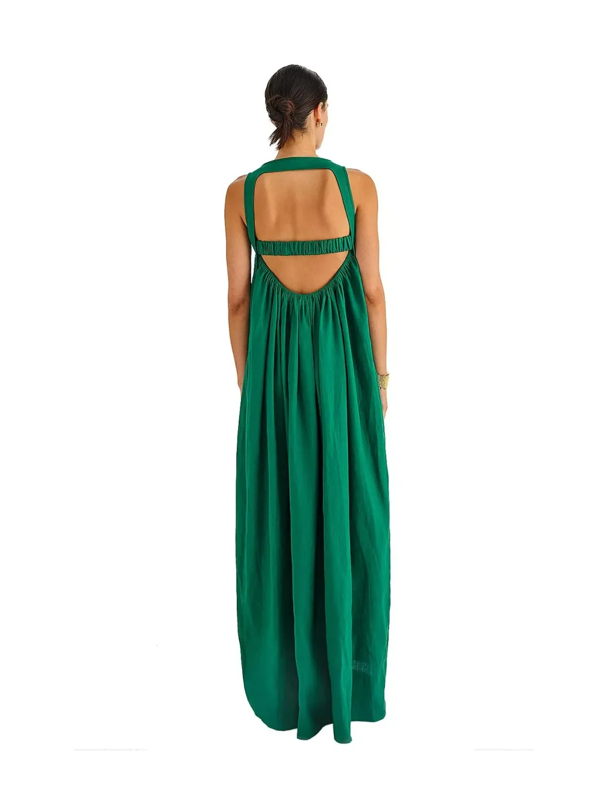 Oroton Strappy Sunset Dress Peppermint Green Size AU 6 - Image 2