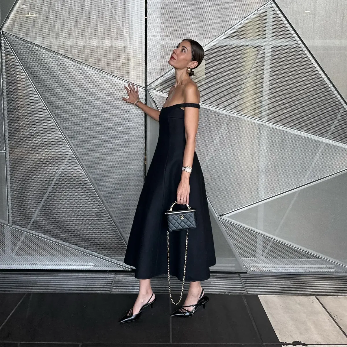 Khaite NY black midi dress  - Image 3