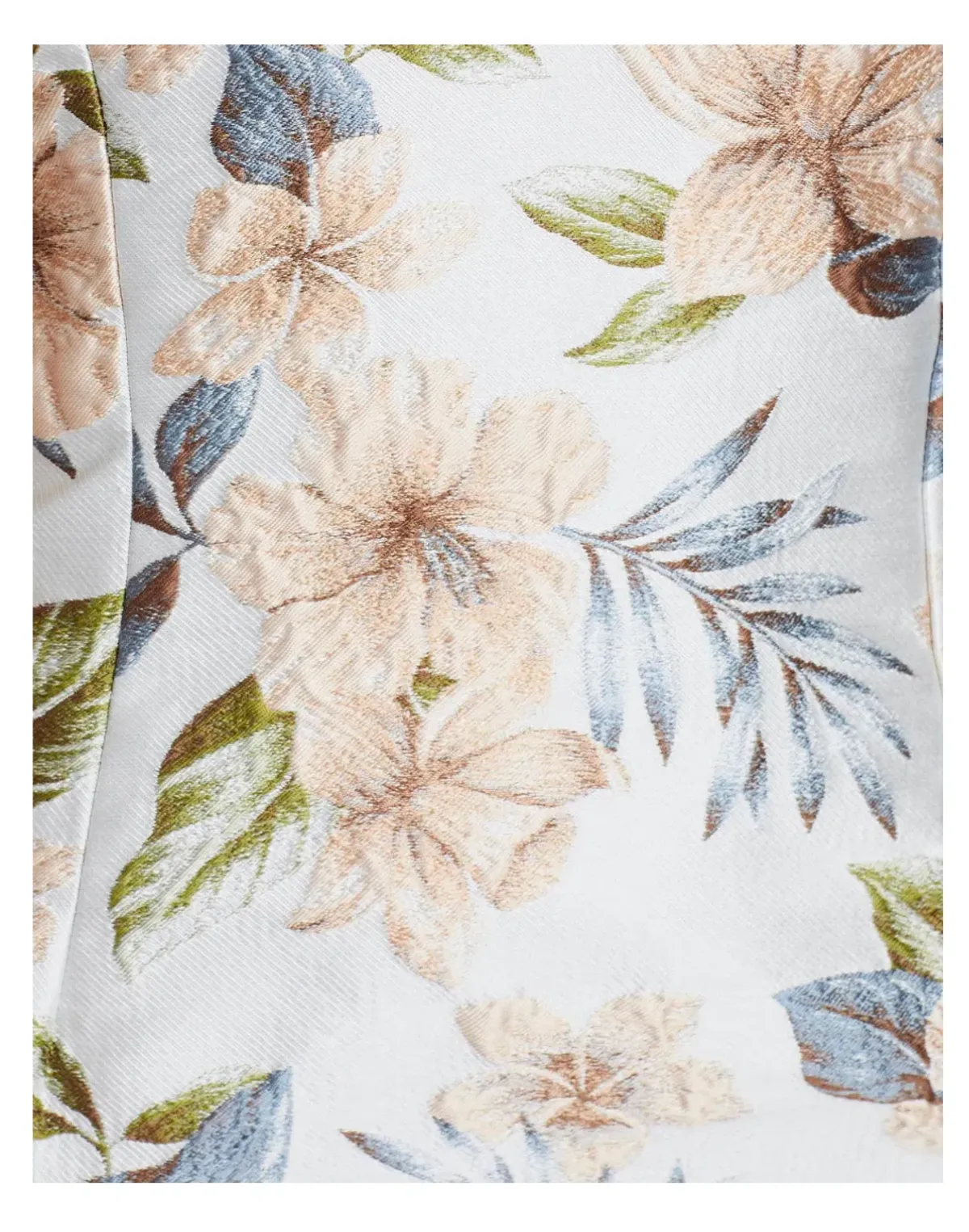 Bec & Bridge Fleurette Jacquard V Dress Print Size 8 - Image 5