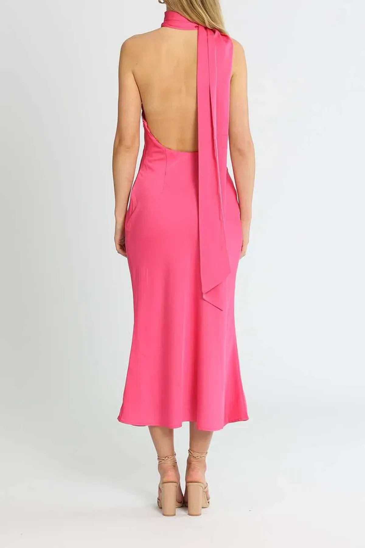 Misha Vivica Dress Pink Size 8 - Image 4