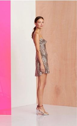 Bec & Bridge Feline Mini Dress Print Size 6 for rent on The Volte - image 2