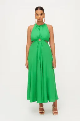 Sheike Gallery Dress Green Size 14  for rent on The Volte - image 3