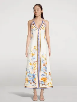 Zimmermann Halcyon Slip Dress Floral Size 3/Au 14 for rent on The Volte - image 1