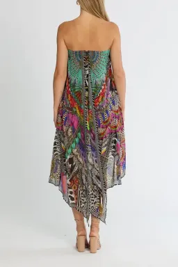 Camilla Strapless Overlayer Dress in Guardians Of The Sun Size 8 for rent on The Volte - image 5