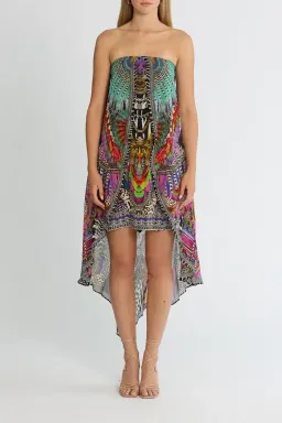 Camilla Strapless Overlayer Dress in Guardians Of The Sun Size 8 for rent on The Volte - image 3