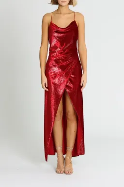 Camilla and Marc Mickey Slip Dress in Red Size 8 for rent on The Volte - image 2