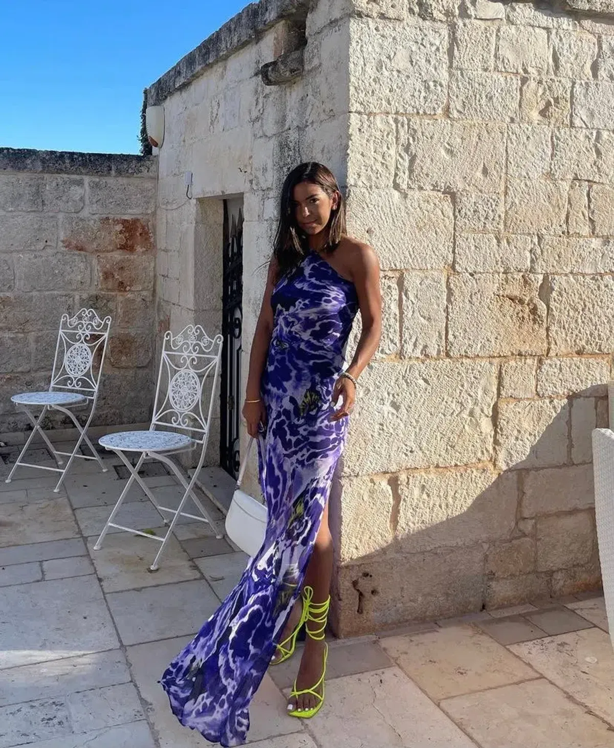 Rat & Boa Simonetta Maxi Dress Purple Size M / 10 AU - Image 6