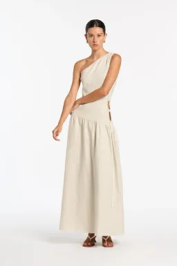 Sir the Label D'Orsay Corded Maxi Dress Ecru Size 0 / AU 6 for rent on The Volte - image 1