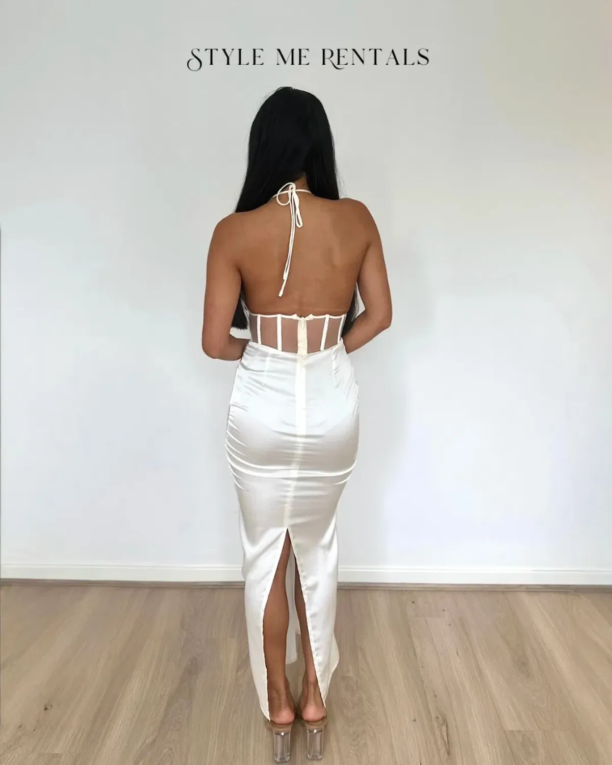 Derma Department Harlow Midi Dress White Size 4 - Image 5