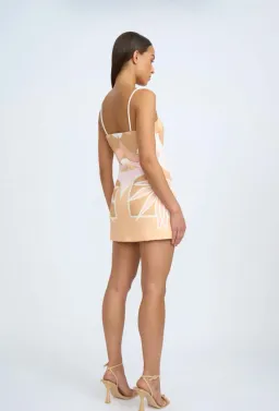 By Johnny Desert Blooms Shift Mini Dress Multi Size 10 for rent on The Volte - image 3