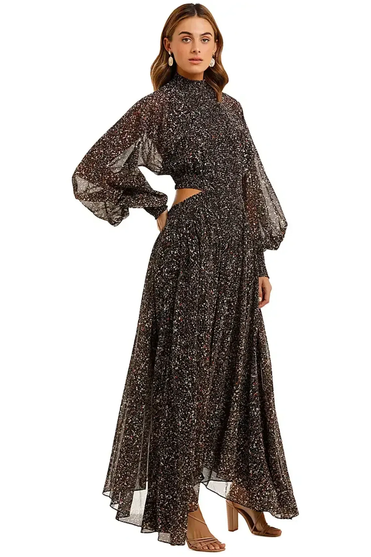 Camilla and Marc Cirro Midi Dress Print Size 8 - Image 2