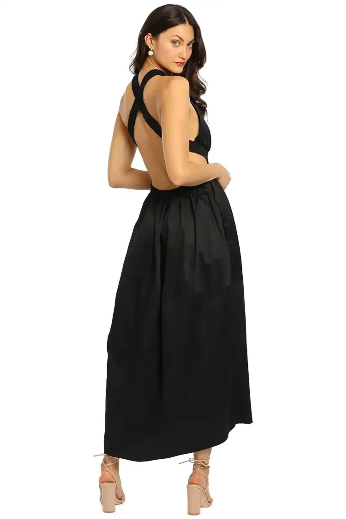Camilla and Marc Pollina Midi Dress in Black Size 12 - Image 3