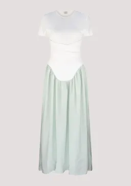 Atoir Christy Dress White/Shale Green Size 8 for rent on The Volte - image 3
