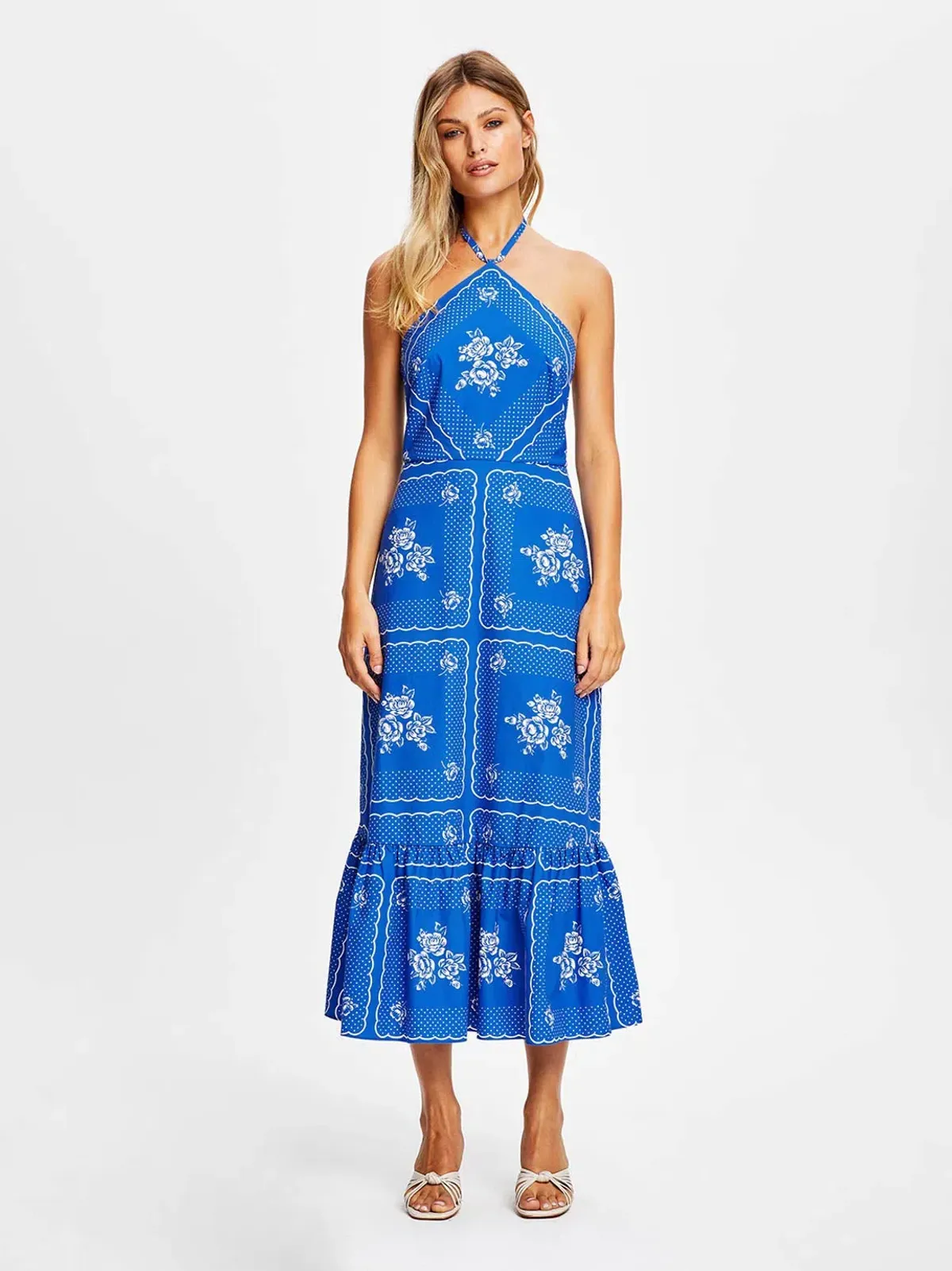 Alice McCall Midnight Sky Midi Dress Royal Blue Size 10 - Image 1