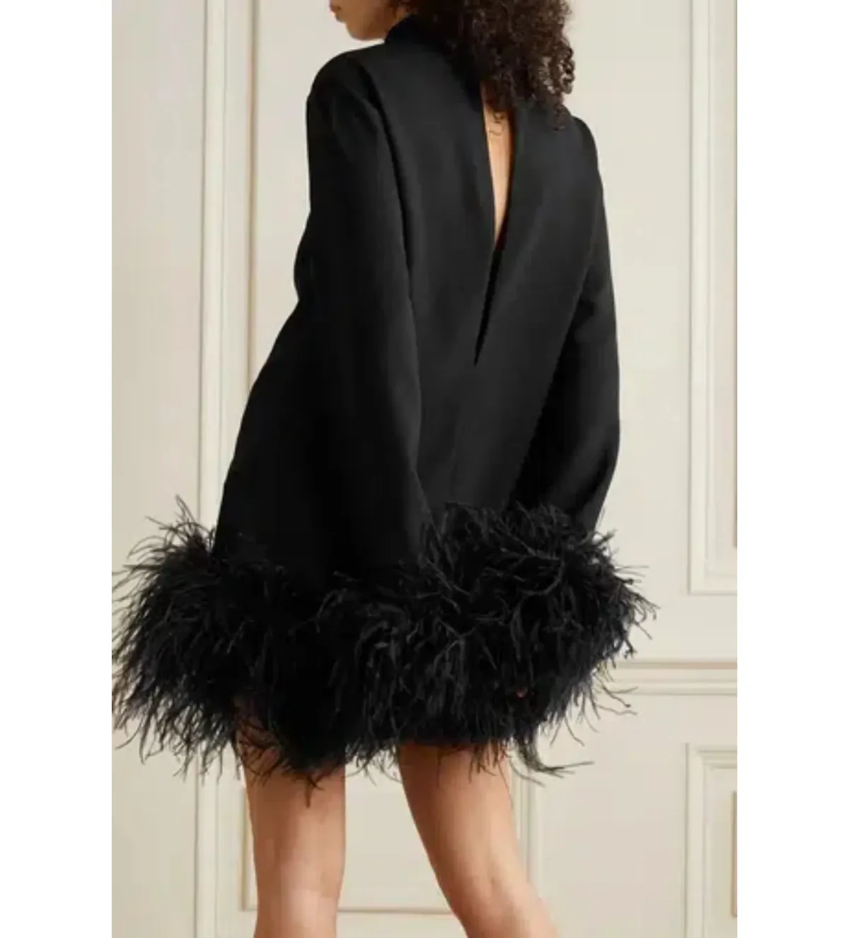 Rachel Gilbert Pietro Mini Dress Black Size 10 - Image 2