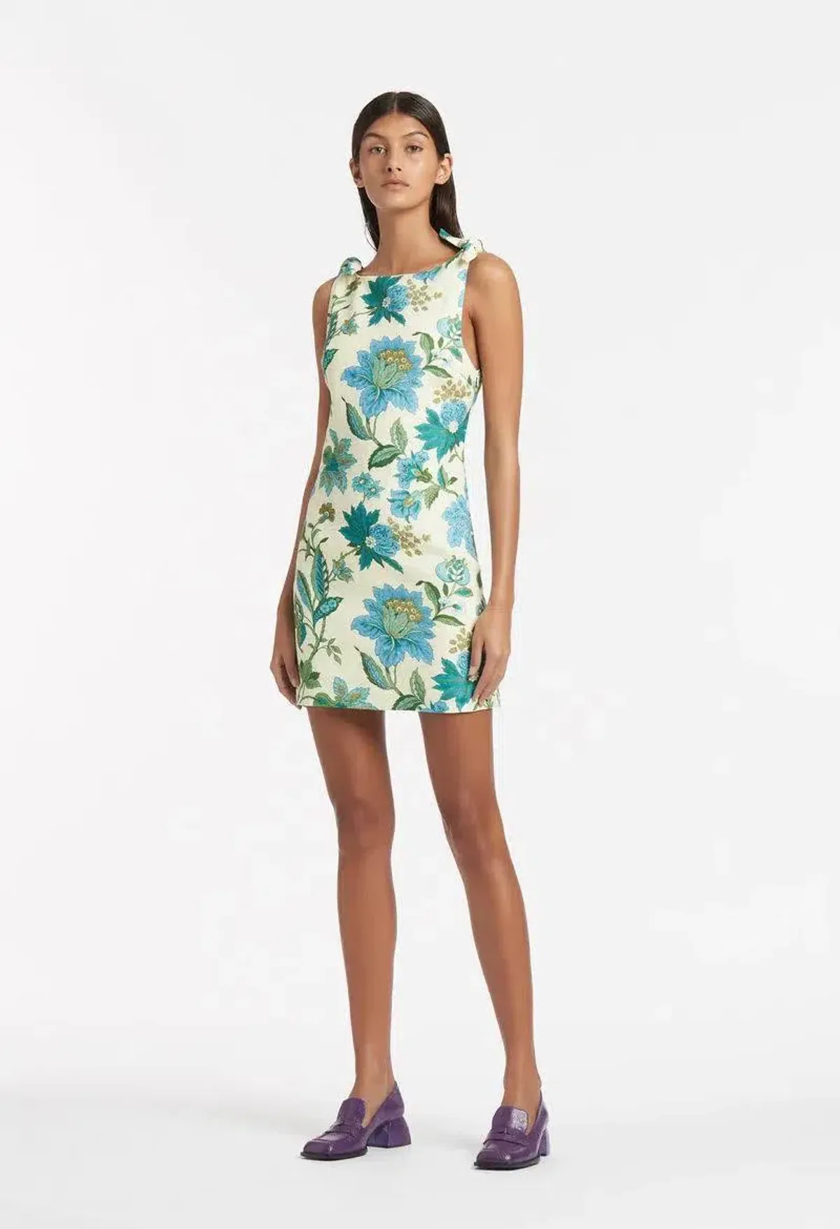 Sir the Label Alexandre Cut Out Mini Dress Marguerite Print Size 0/Au 6 - Image 1