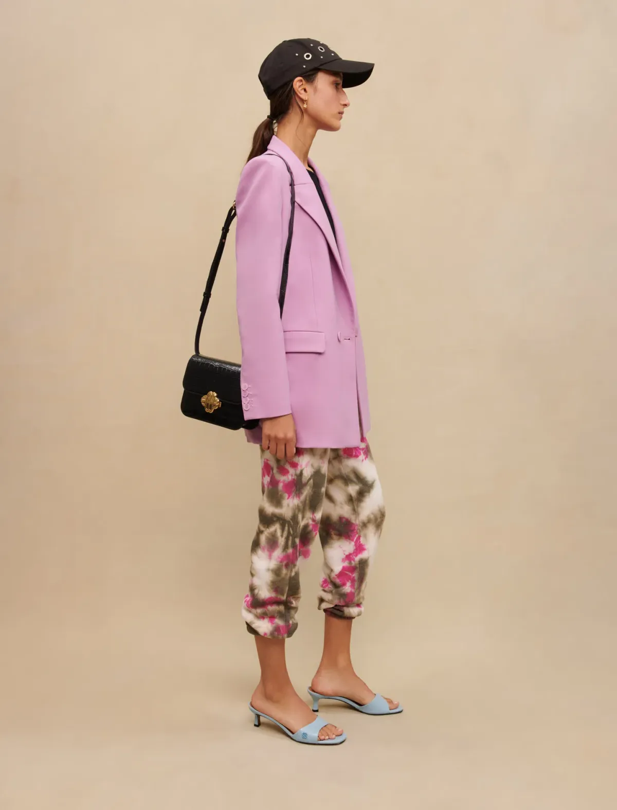 Maje Co-ord Two-Piece Suit Lilac Size 10 - Image 2