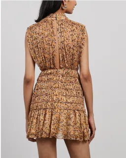 Shona Joy Colette Corded Mini Dress Print Size 8 for rent on The Volte - image 4