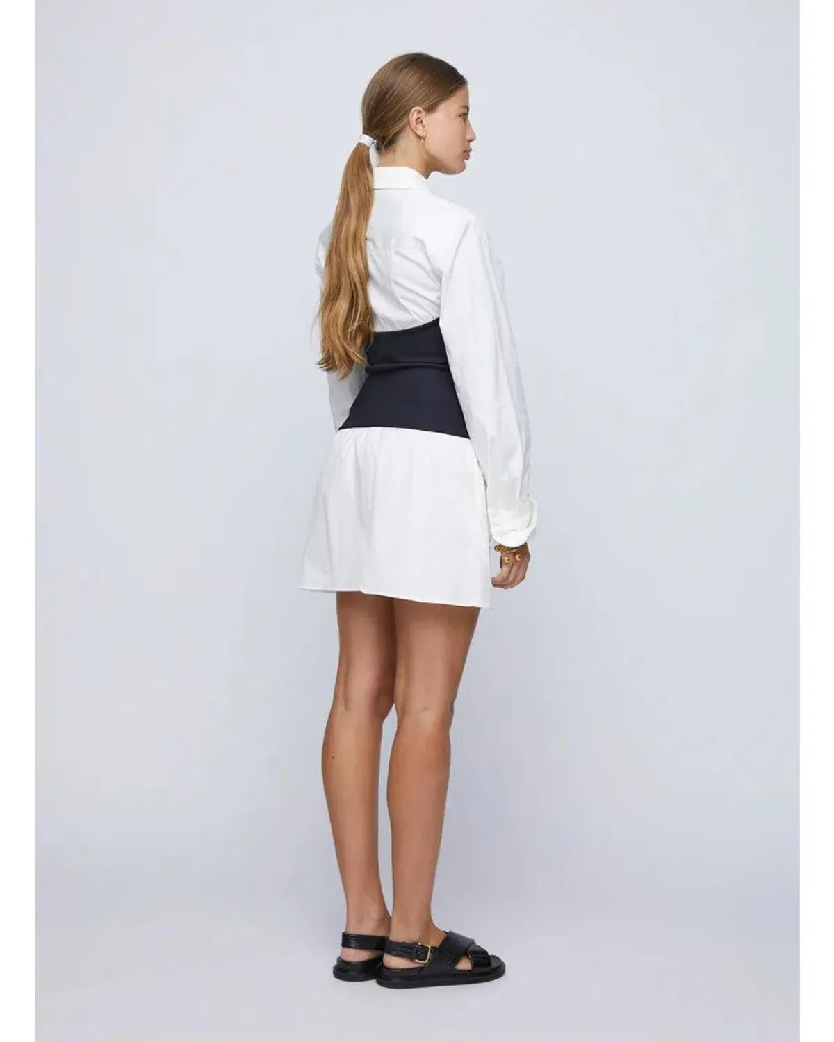 Anna Quan Claudia Dress in Swan White Black Size 8 - Image 3