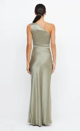 Bec & Bridge The Dreamer Asym Dress Sage Size 8 for rent on The Volte - image 2