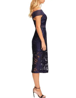 Alice McCall Lunar Eclipse Midi Cocktail Dress Navy Size 8 for rent on The Volte - image 3