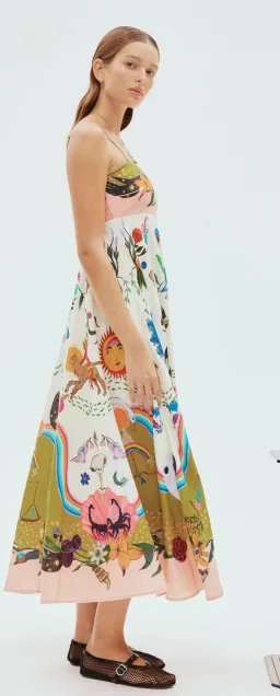 Alemais Evergreen Sundress Print Size 12 for rent on The Volte - image 3