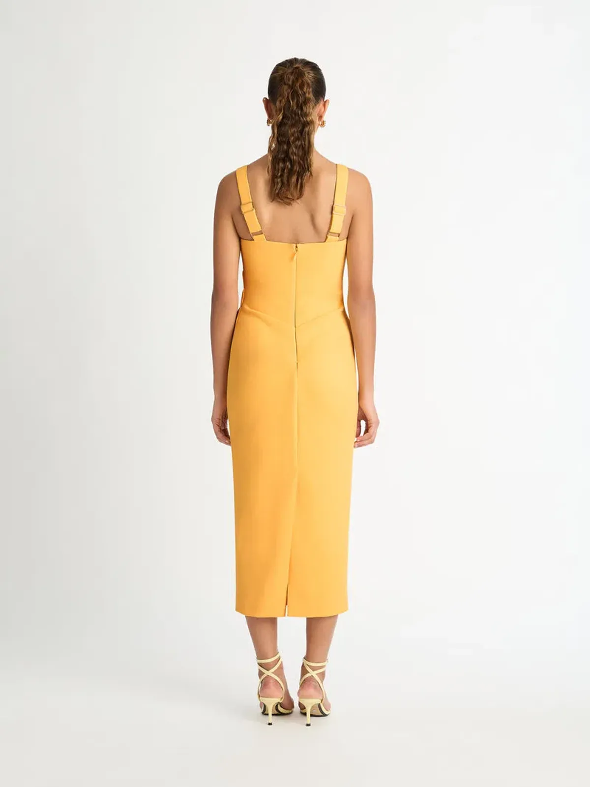 Sheike Dallas Dress Yellow Size 8 - Image 2