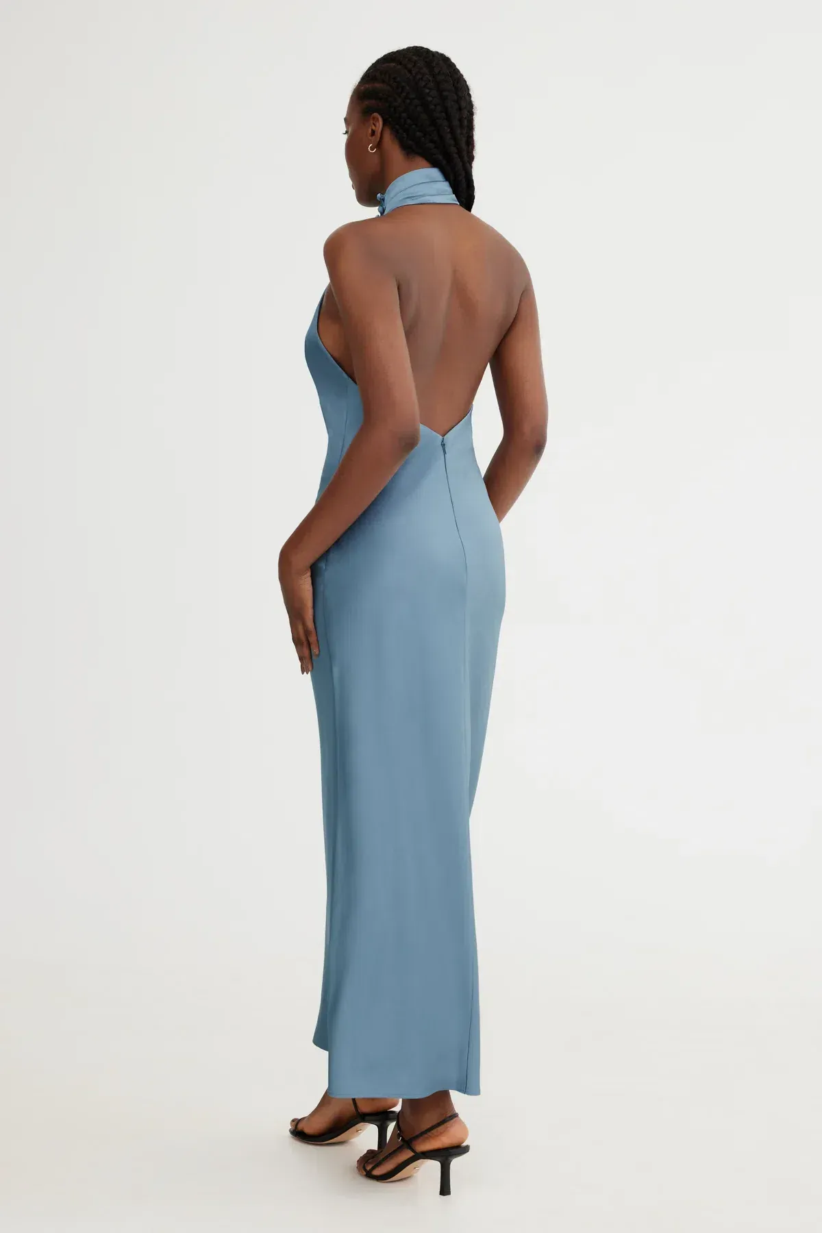 Significant Other Darcy Backless Dress in Petrol Size 10 - Image 3