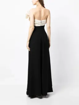 Rachel Gilbert Lavina Floor Length Gown Dress Black Size AU 8 for rent on The Volte - image 4