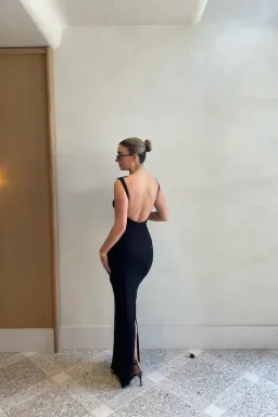 Effie Kats Verona Gown Black Size AU 8 for rent on The Volte - image 7