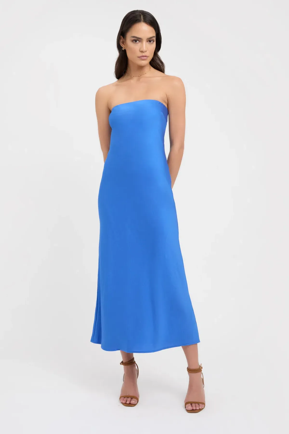Kookai Milan Ivy Slip Midi Dress in Sapphire Size 40 / AU 12 - Image 1