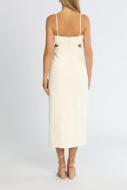 Camilla and Marc Walton Midi Dress in Cream Size 8 for rent on The Volte - image 3