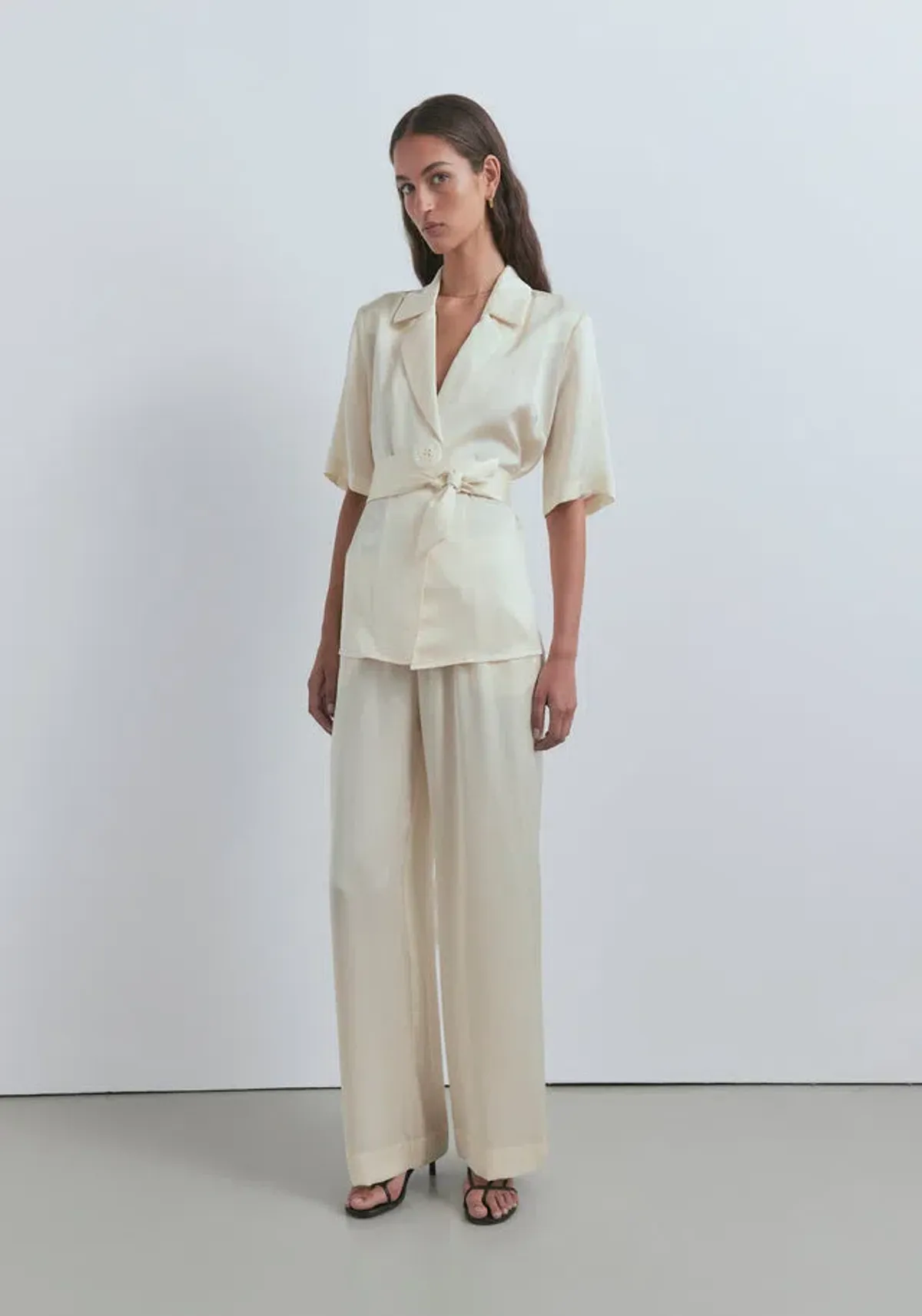 Viktoria & Woods Chorus Shirt & Pilot Pants Set in Butter Size 0 - Image 1