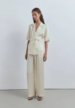 Viktoria & Woods Chorus Shirt & Pilot Pants Set in Butter Size 0 for rent on The Volte - image 1