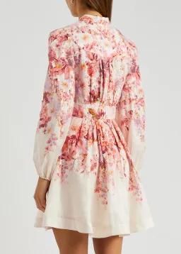 Zimmermann Devi Linen Mini Dress Floral Size 2 / AU 12 for rent on The Volte - image 3