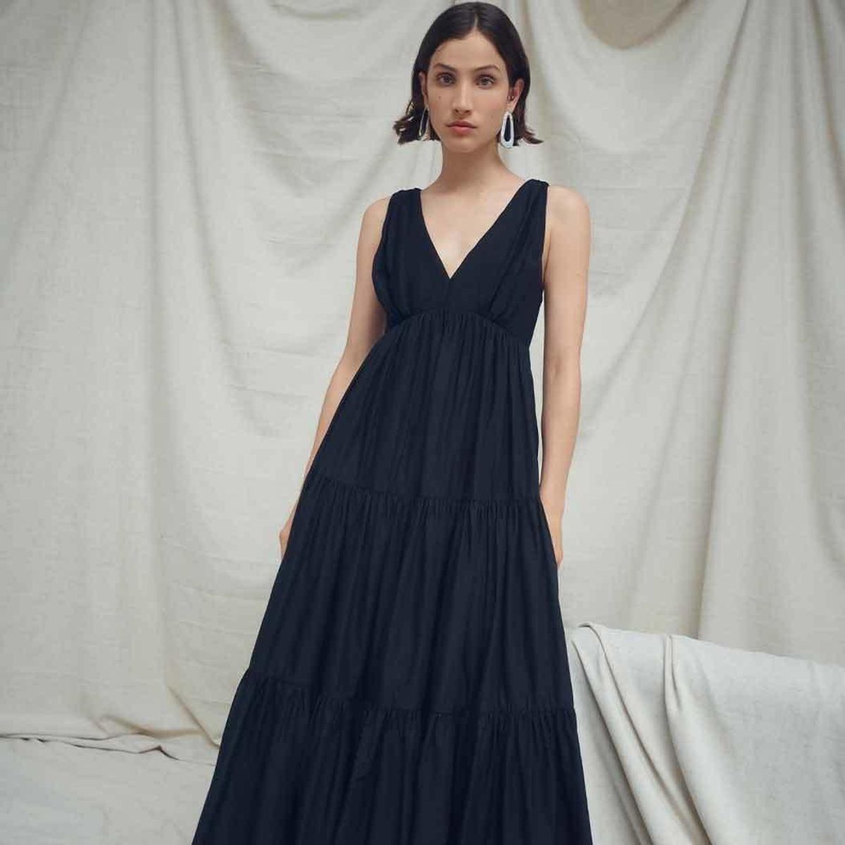 Aje Unending Maxi Dress Black Size 8 - Image 3