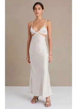 Bec & Bridge Veronique Maxi Dress in Cream Size 10 for rent on The Volte - image 1
