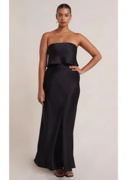 Bec & Bridge Dreamer Overlay Maxi Dress in Black Size 8 for rent on The Volte - image 1