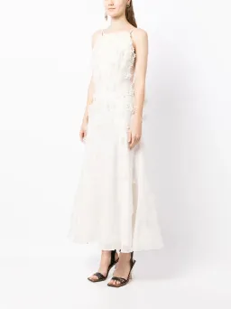 Rachel Gilbert Lorie Maxi Dress Ivory Size 0 / AU 6 for rent on The Volte - image 2