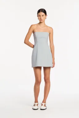 Sir the Label Sandrine Strapless Mini Dress Ice Blue Size 2 / AU 10 for rent on The Volte - image 1