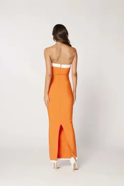Bianca and Bridgett Ashley Dress Orange Size 8 for rent on The Volte - image 3