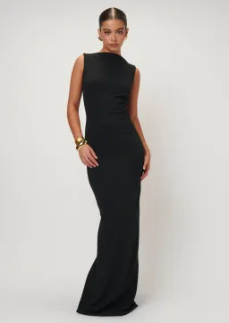 Effie Kats Verona Gown Black Size 12 for rent on The Volte - image 1