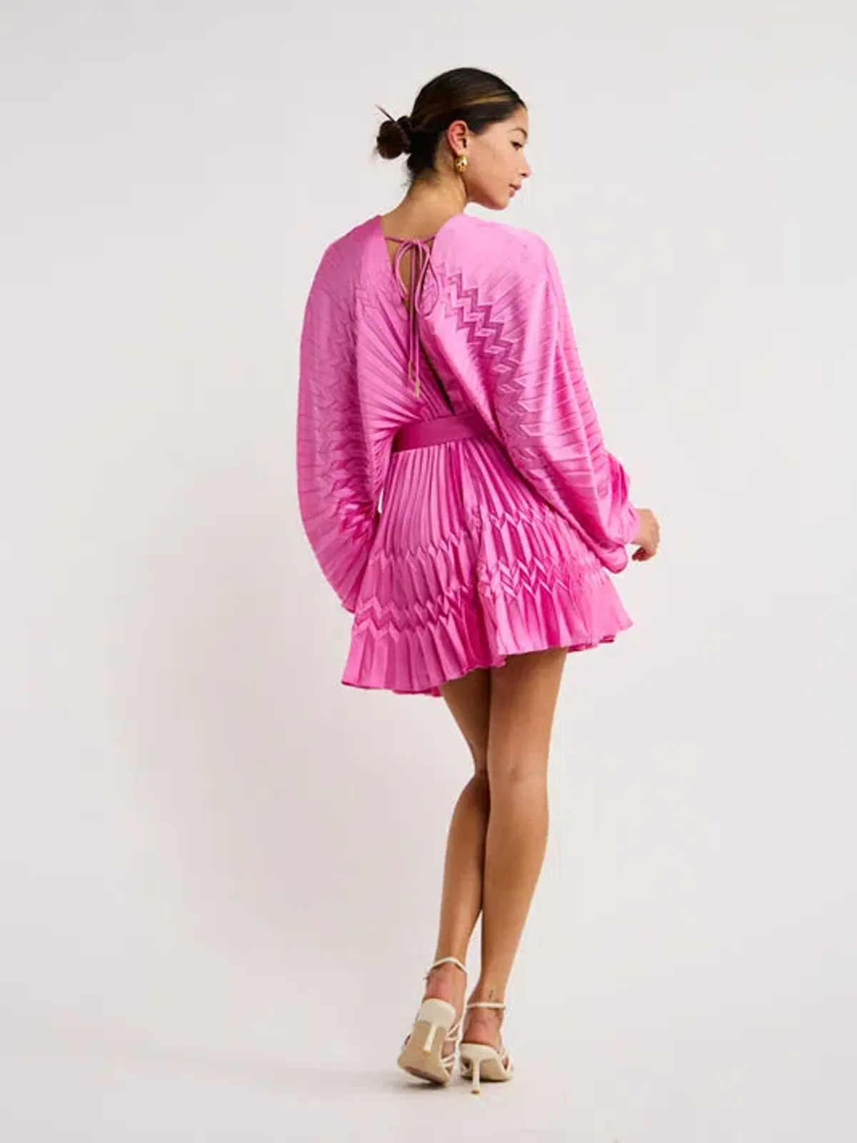 Acler Harrow Dress in Violet Pink Size 6 - Image 3