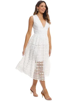 Nicholas White Mosaic Dress White Size 10 for rent on The Volte - image 2