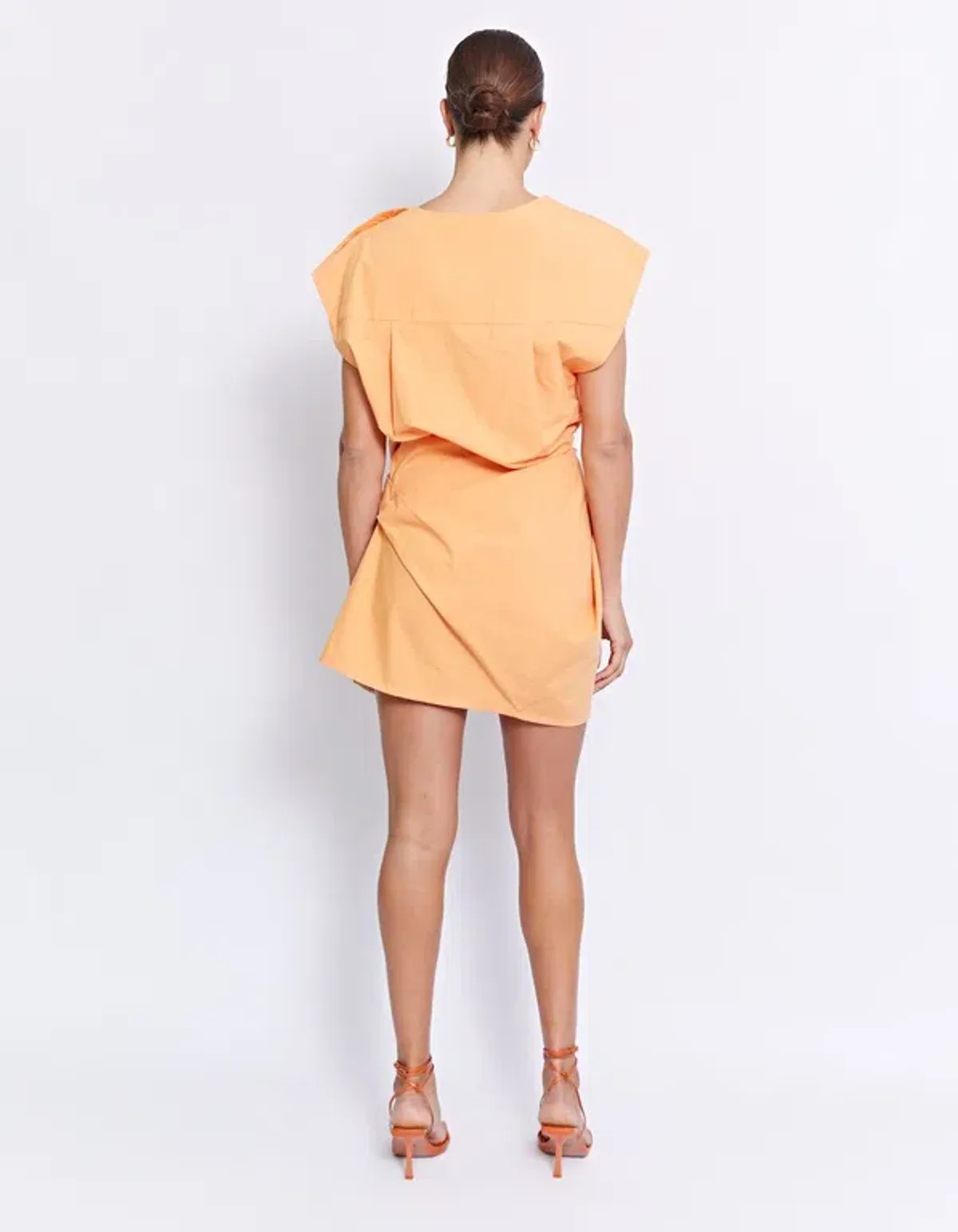 Pfeiffer Grenada Mini Twist Dress Tangerine Size 10  - Image 2