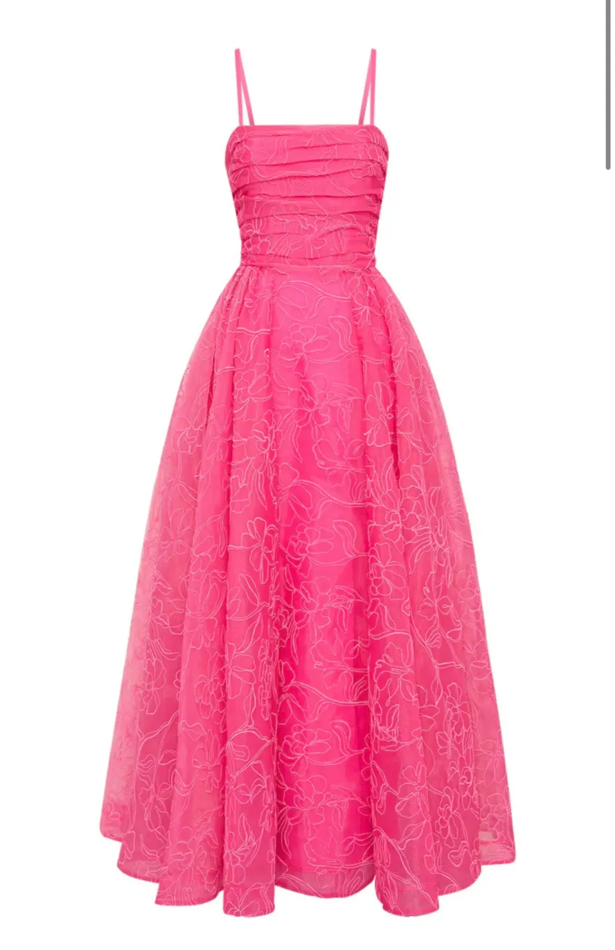 Aje Evangeline Cornelli Maxi Dress Pink Size 8 - Image 6