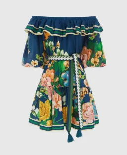 Alemais Lyla Frill Neck Mini Dress Floral Size 16 for rent on The Volte - image 5