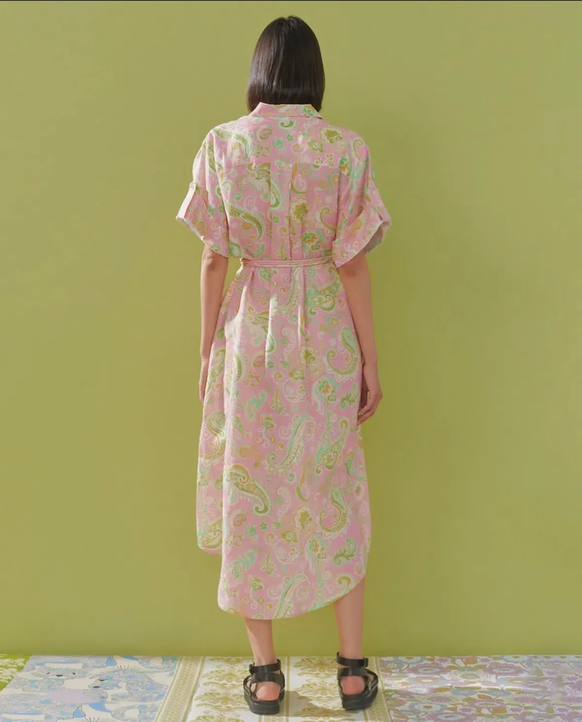 Alemais Marta Shirtdress Print Size AU 14 - Image 3